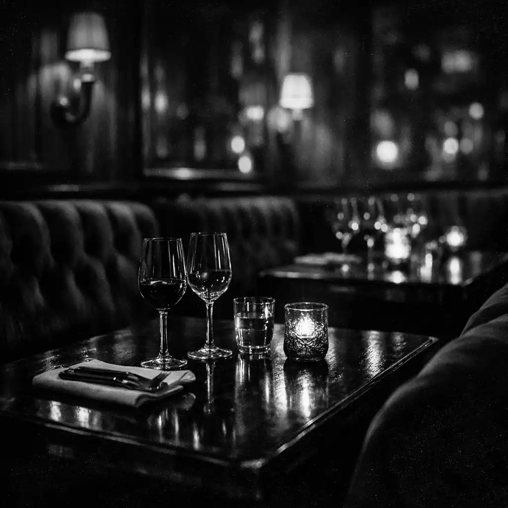Elegáns noir enteriőr